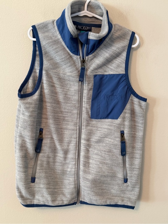 Prodoh Other - Prodoh Gray & Blue Fleece Vest